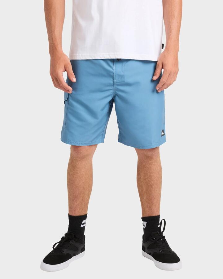 Image of Swimwear. Product name - Quiksilver Mens Big Country 19" Boardshorts Airforce Blue in Airforce Blue colour by brand - Quiksilver