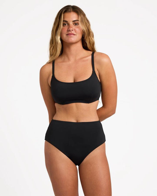 Image of Swimwear. Productname: Billabong Womens Sol Searcher Mia Dd Bra Bikini Top Black Pebble - in Black Pebble colour by brand - Billabong