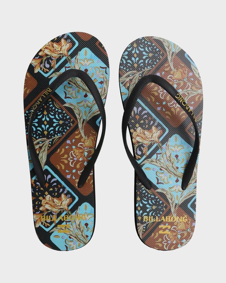 Image of Sandals. Product name - Billabong Womens Forever Folk Thongs Multi in Multi colour by brand - Billabong