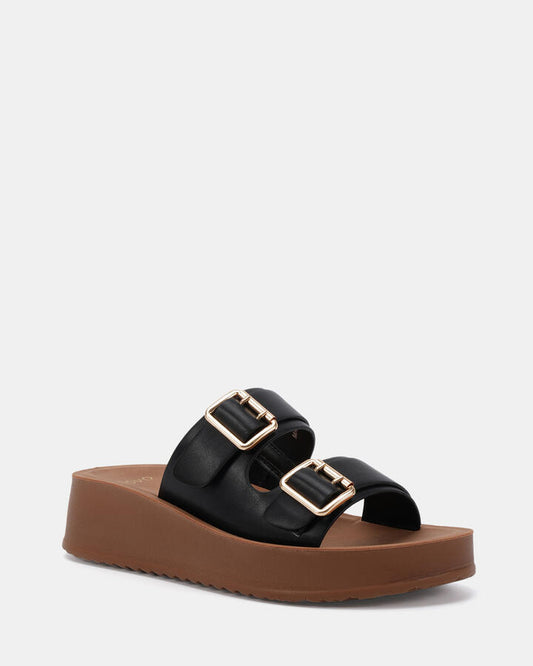 Image of Sandals. Productname: Sunni: Black - Women's Thongs in Black colour by brand - Novo