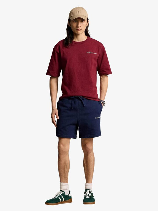 Image of a model wearing Tops. Productname: Polo Ralph Lauren 10/1 Jersey Athletic Club in Red Carpet colour by brand - Polo Ralph Lauren