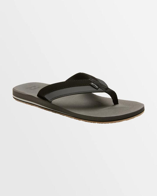 Image of Sandals. Product name - Billabong Mens All Day Impact Thongs Char in Char colour by brand - Billabong