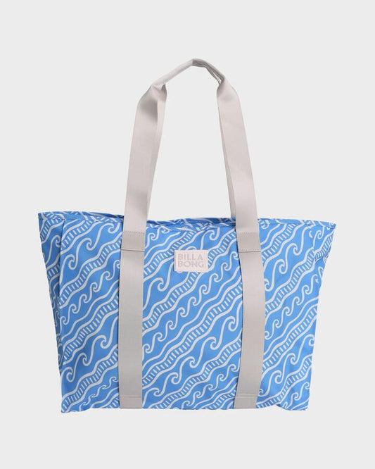 Image of Bags. Productname: Billabong Keenie Tote Bag Tidal Blue - in Tidal Blue colour by brand - Billabong
