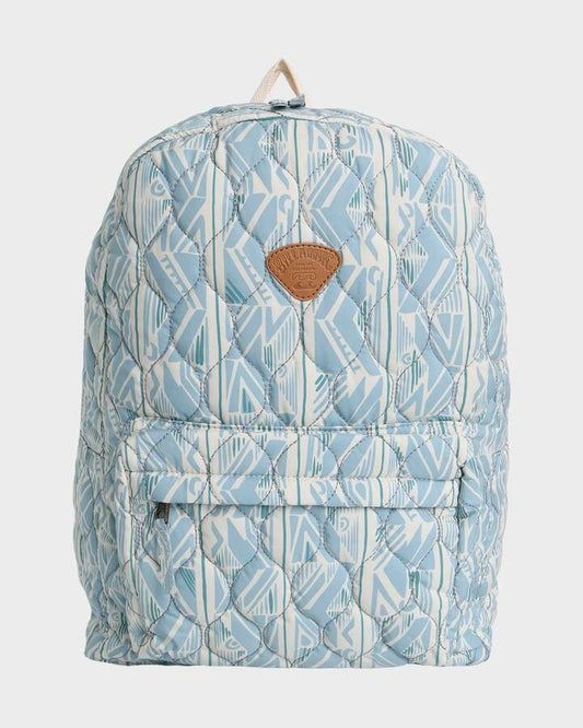 Image of Bags. Productname: Billabong Quilted Schools Backpack Mineral Blue - in Mineral Blue colour by brand - Billabong