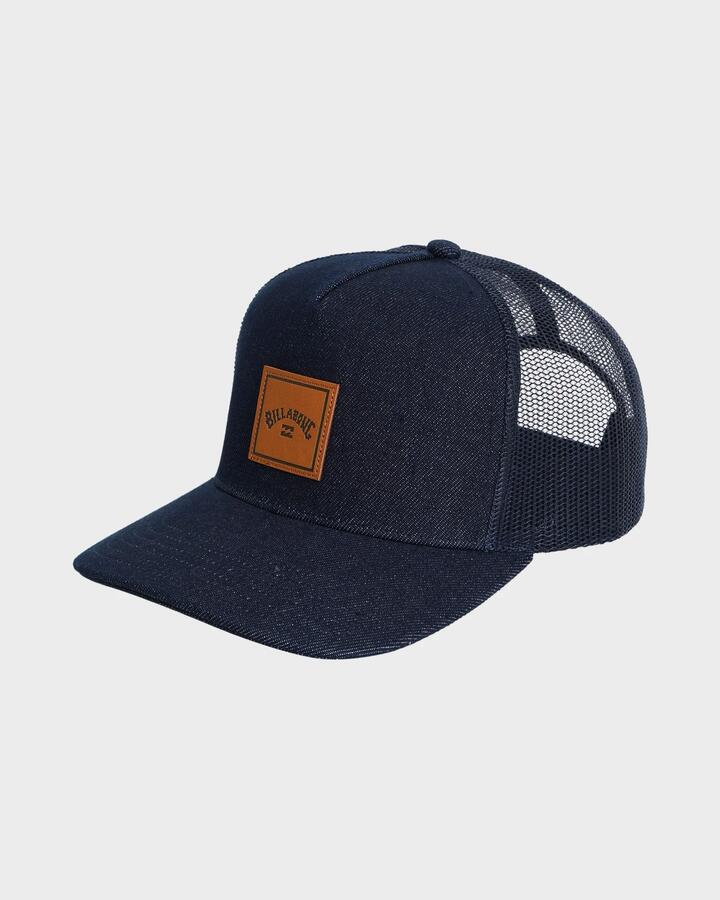 Image of Hats. Productname: Billabong Mens Stacked Trucker Cap Midnight Navy - in Midnight Navy colour by brand - Billabong