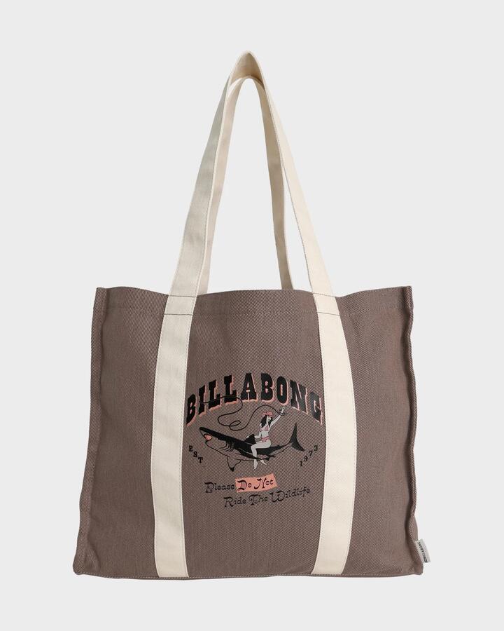 Image of Bags. Productname: Billabong Womens Oceans Tote Bag Mushroom - in Mushroom colour by brand - Billabong
