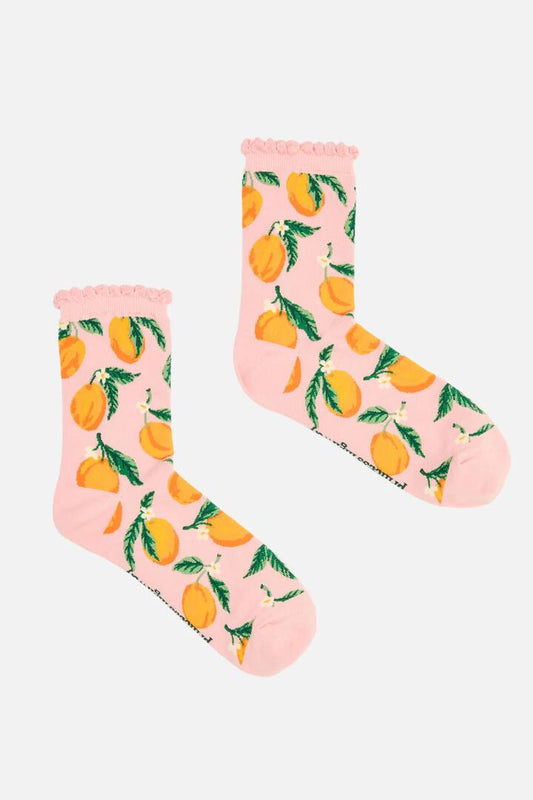 Image of Socks. Productname: Apricot Socks in Pink colour by brand - Princess Highway