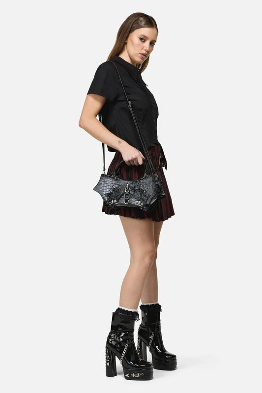 Image of Bags. Productname: Winged Handbag in Black colour by brand - Black Friday