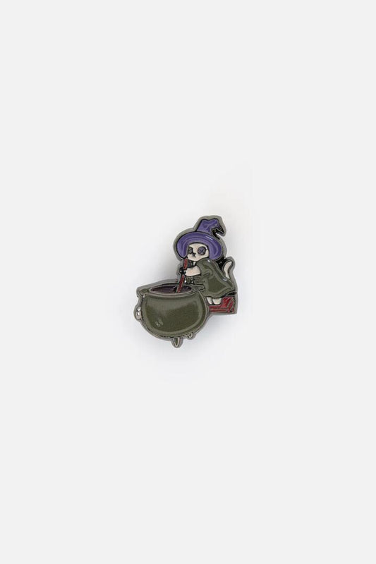 Image of Jewelry. Productname: Cauldron Cat Pin in Multi colour by brand - Black Friday