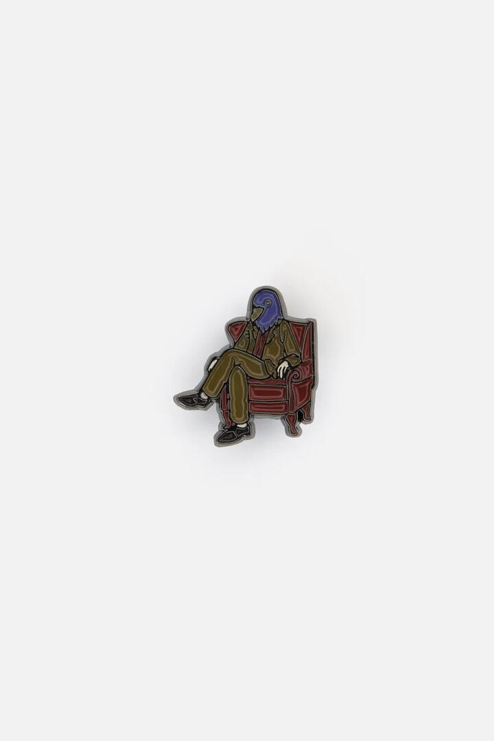 Image of Jewelry. Productname: Apothecarius Bird Pin in Multi colour by brand - Black Friday