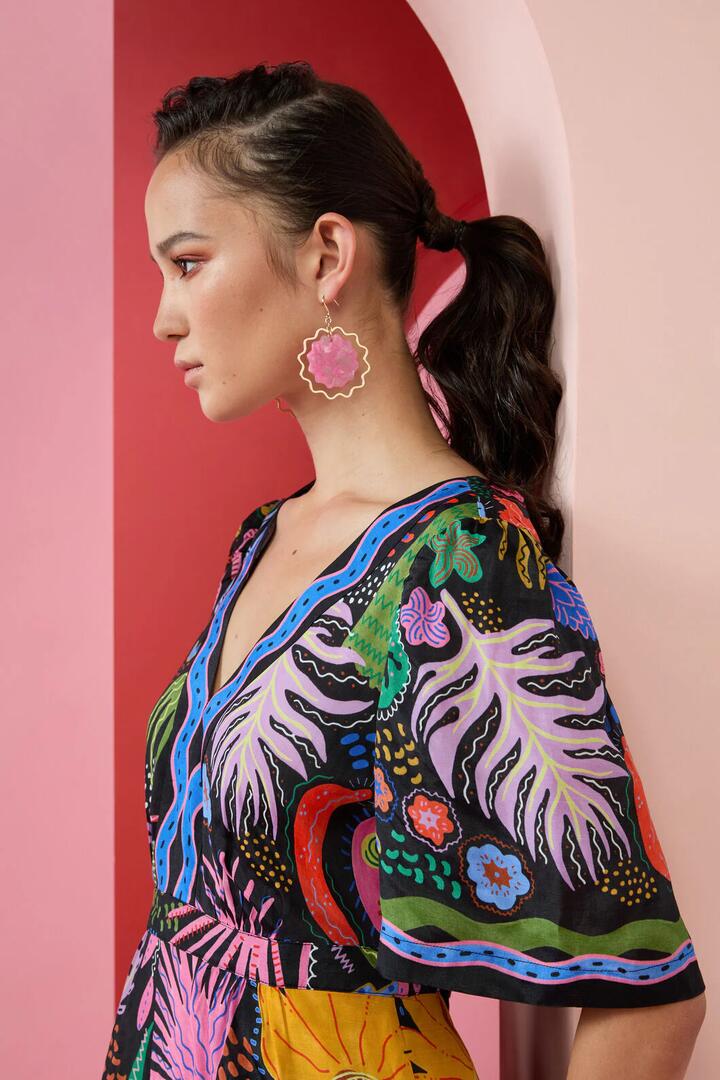 Image of Earrings. Productname: Echo Earring in Multi colour by brand - Gorman