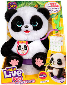 Image of Dolls. Product name - Little Live Pets My Lil' Baby Panda in colour by brand - Toymate