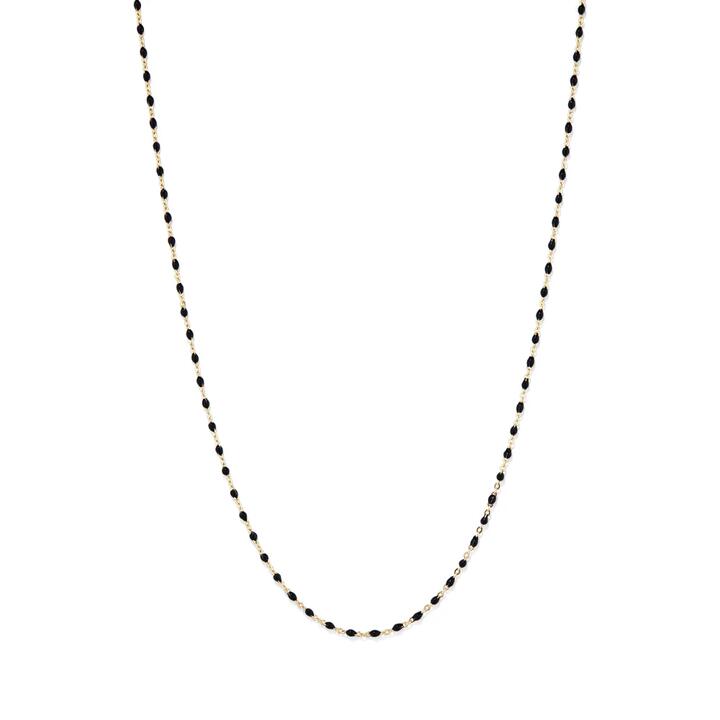 Image of Necklaces. Productname: 45cm Beaded Necklace in 18kt Fine Gold-Plated Sterling Silver in Silver colour by brand - Bevilles