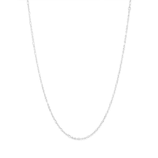 Image of Necklaces. Productname: 50cm 2mm Width Figaro Chain in Sterling Silver in Silver colour by brand - Bevilles