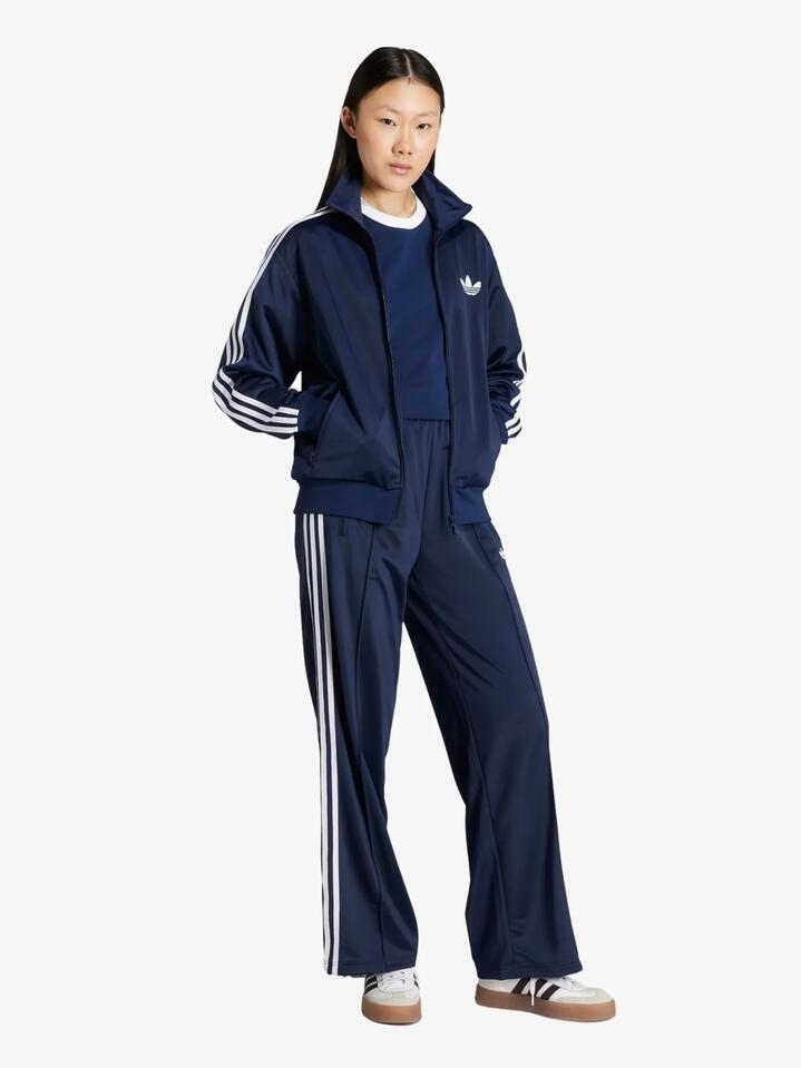 Image of a model wearing Tops. Productname: Adidas 3 Stripes Tee in Night Indigo/White colour by brand - Adidas