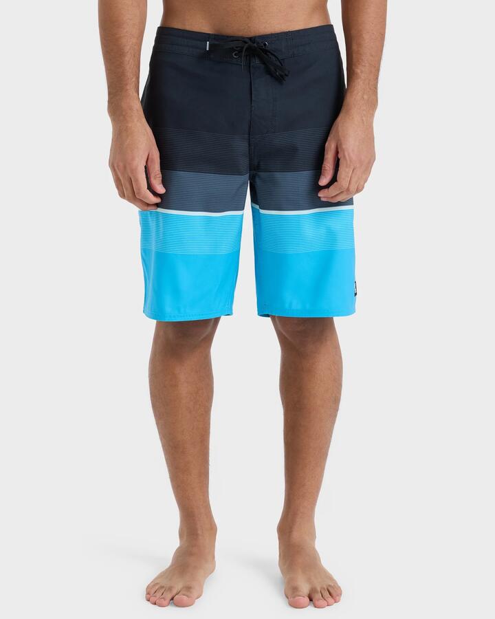 Image of Swimwear. Product name - Quiksilver Mens Everyday 20" Boardshorts Black Step Stripe in Black Step Stripe colour by brand - Quiksilver