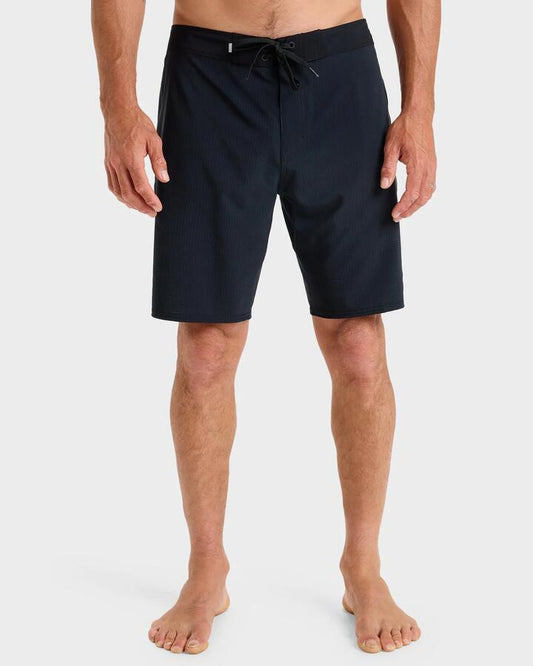 Image of Swimwear. Product name - Quiksilver Mens Highline Straight 19" Boardshorts Black in Black colour by brand - Quiksilver