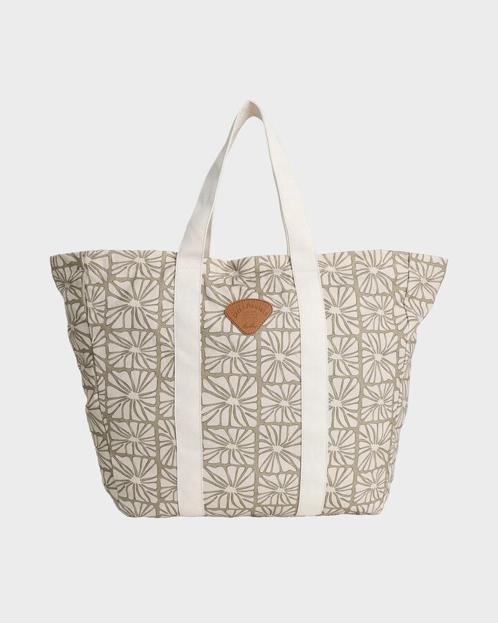 Image of Bags. Productname: Billabong Womens Poppins Playa Tote Bag Green Ash - in Green Ash colour by brand - Billabong