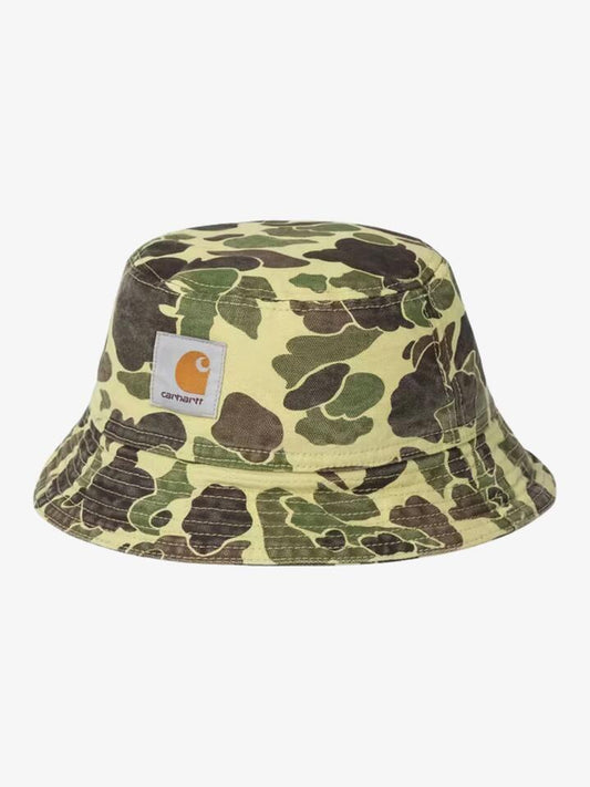 Image of Hats. Productname: Carhartt Wip Duck Bucket Hat in Camo Duck, Green colour by brand - Carhartt Wip