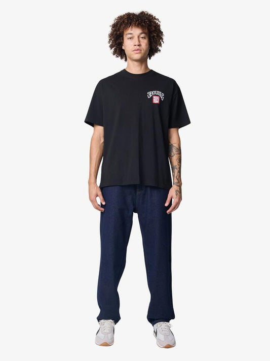Image of T-Shirts. Productname: S-Double Rabbit Ss Tee in Black colour by brand - S-Double