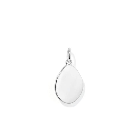 Image of Charms. Productname: Pebble Pendant in Sterling Silver in Silver colour by brand - Bevilles