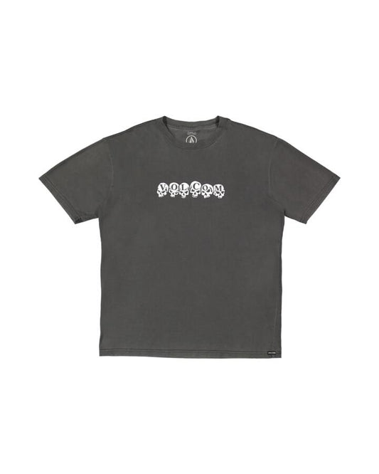 Image of T-Shirts. Productname: Volcom Boys 8-16 Hedzwill Roll T-Shirt Stealth - in Stealth colour by brand - Volcom