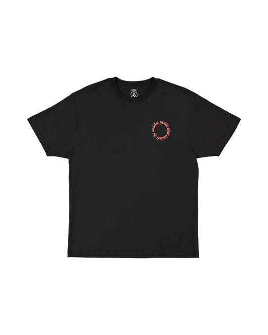 Image of T-Shirts. Productname: Volcom Boys 8-16 Round Out T-Shirt Black - in Black colour by brand - Volcom