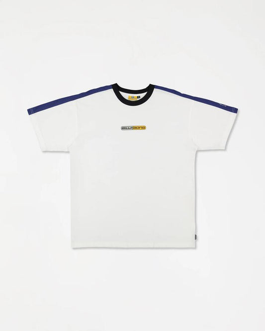 Image of T-Shirts. Product name - Billabong Mens Spec 73 Iconic T-Shirt White in White colour by brand - Billabong