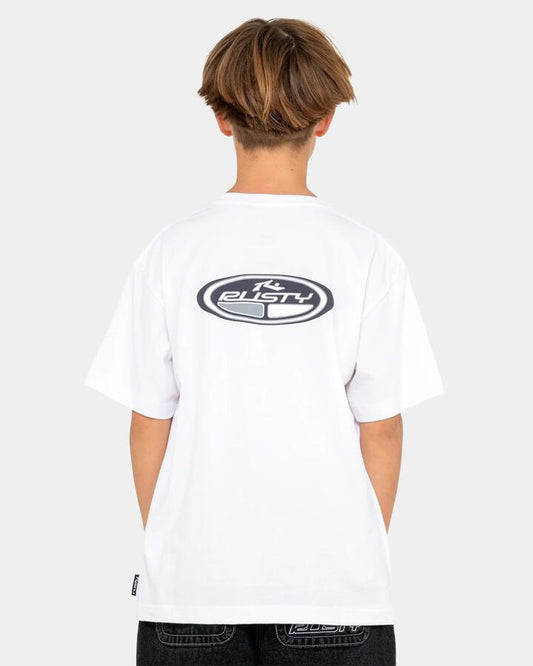 Image of T-Shirts. Product name - Rusty Boys 8-12 Faden T-Shirt White in White colour by brand - Rusty
