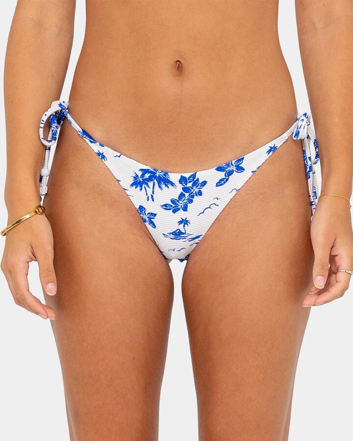 Image of Swimwear. Product name - Rusty Womens Maui Midi Bikini Bottom Maui in Maui colour by brand - Rusty