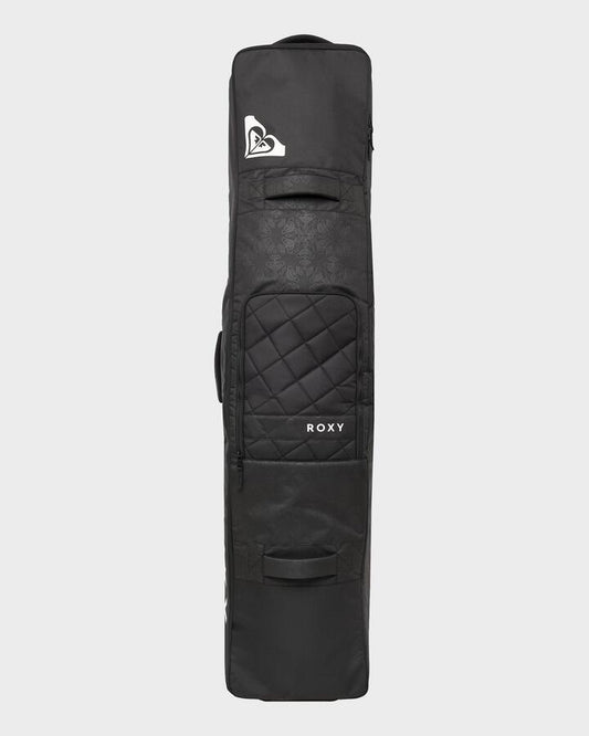 Image of Snowboards. Productname: Roxy - Vermont Wheelie Snowboard Bag - True Black Snowflake Emboss - in True Black Snowflake Emboss colour by brand - Roxy