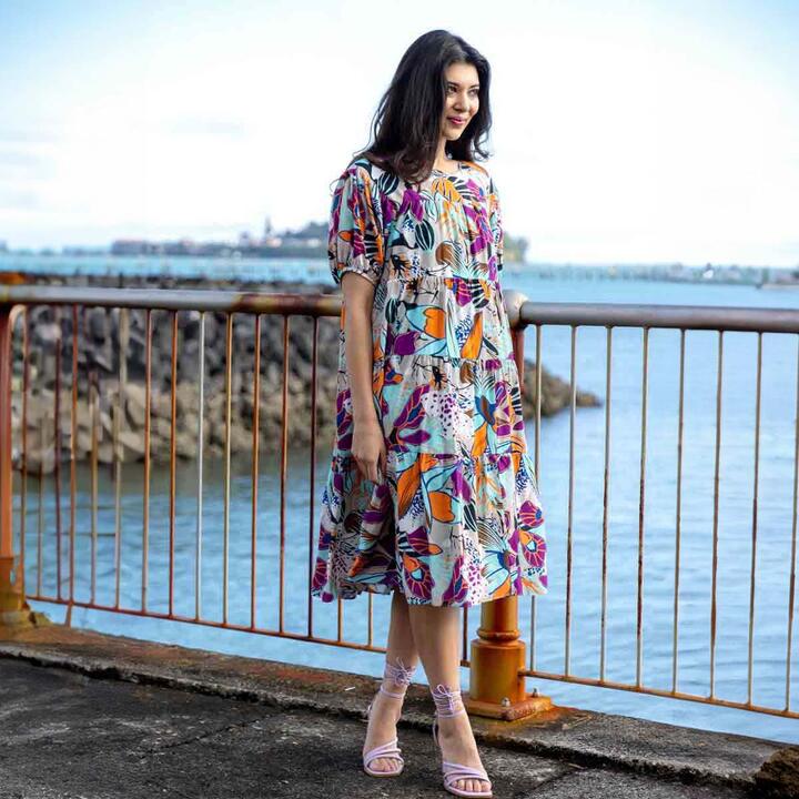 Image of Dresses. Productname: Augustine Melissa Women's Dress in BEIGE colour by brand - Augustine