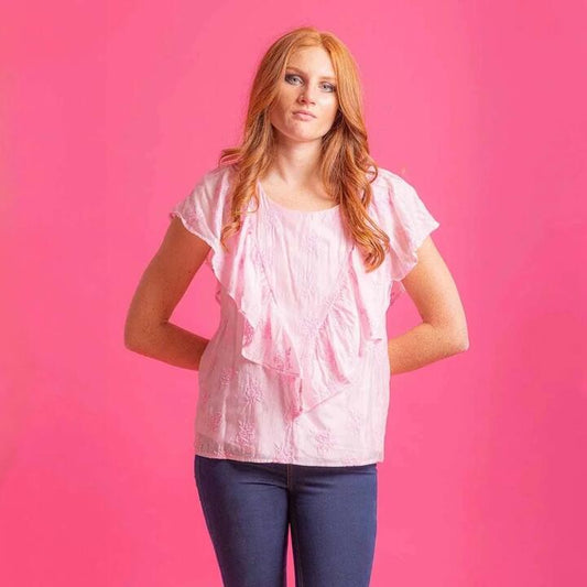 Image of Blouses. Productname: Augustine Mia Women's Top in BLUSH colour by brand - Augustine