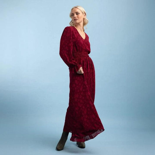 Image of Dresses. Productname: Amaya Vicki Women's Dress in MAROON colour by brand - Amaya