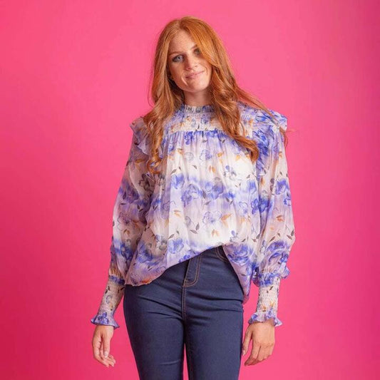 Image of Blouses. Productname: Augustine Alice Women's Blouse in BLUE colour by brand - Augustine