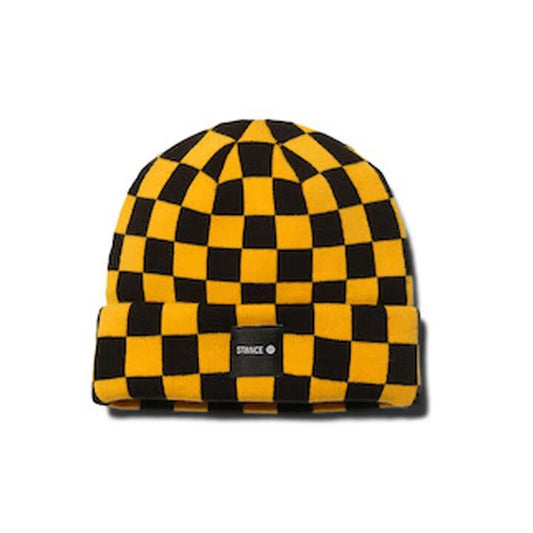 Image of Accessories. Productname: Stance Checked Out Beanie in Golden colour by brand - STANCE