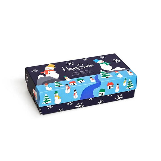 Image of Socks. Productname: Happy Socks Gift Set Snowman Unisex Socks 3 Pack in Snowman colour by brand - Happy Socks