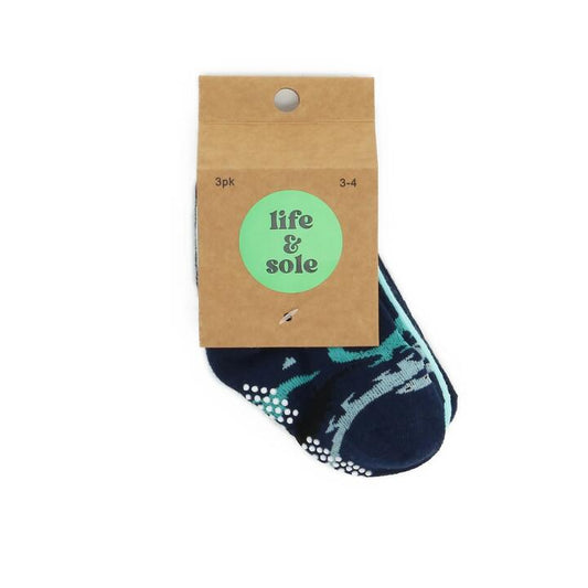 Image of Socks. Productname: Life & Sole Bambini Toddler Socks in Blue Multi colour by brand - Life & Sole