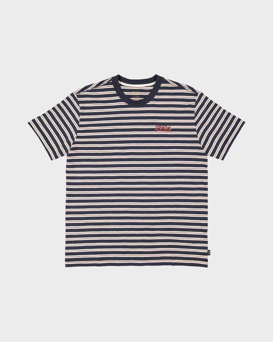 Image of T-Shirts. Productname: RVCA Mens Ferny T-Shirt Vintage Navy - in Vintage Navy colour by brand - RVCA