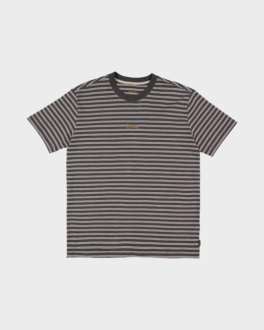 Image of T-Shirts. Product name - RVCA Mens Magnolia T-Shirt Pirate Black in Pirate Black colour by brand - RVCA