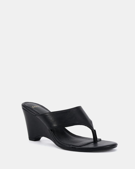 Image of Boots. Productname: Breighton: Black - Women's Wedge in Black colour by brand - Novo