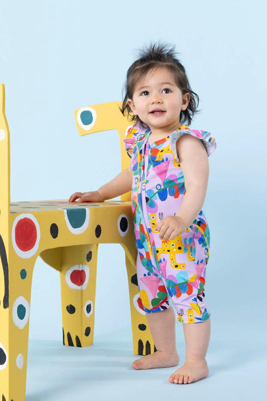 Image of Bodysuits. Productname: Rio Baby Onesie in Lilac colour by brand - Gorman