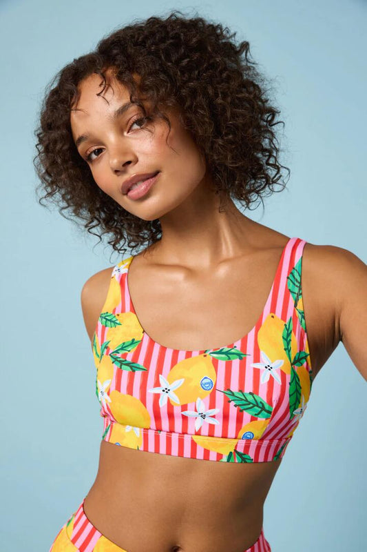 Image of Swimwear. Productname: Lemonade Print Bikini Top in Print colour by brand - Gorman