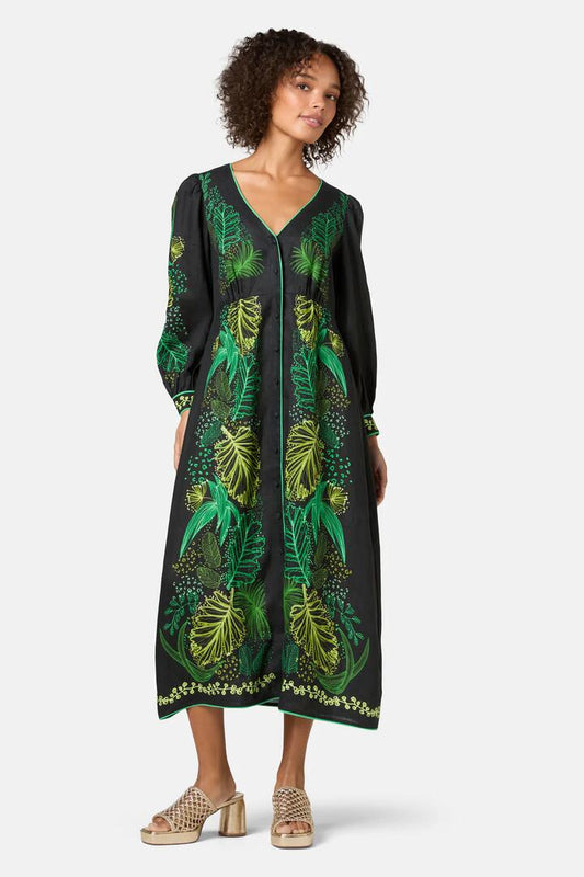 Image of Dresses. Productname: Tree Fern Print Party Dress in Print colour by brand - Gorman