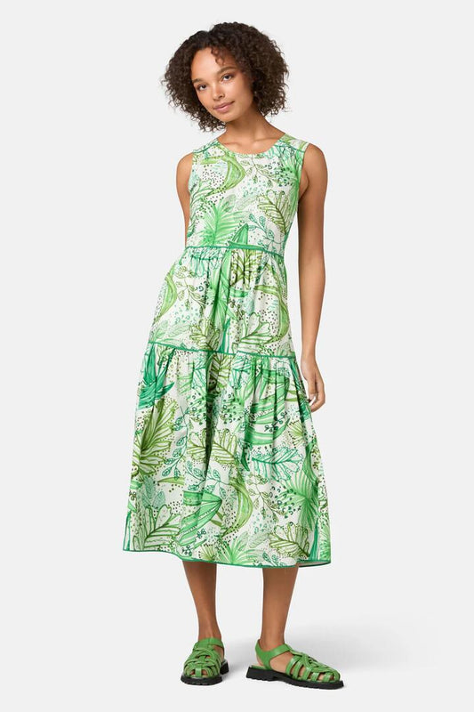Image of Dresses. Productname: Tree Fern Print Tiered Dress in Print colour by brand - Gorman