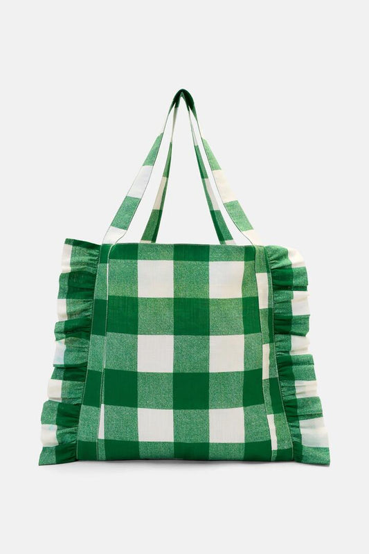 Image of Bags. Productname: Rainforest Ruffle Tote in Print colour by brand - Gorman