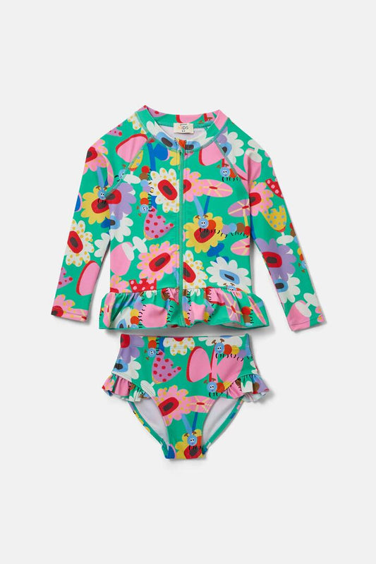 Image of Swimwear. Productname: Explore Floral Kids Swimset in Print colour by brand - Gorman
