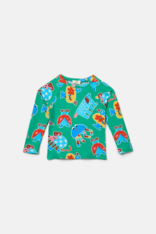 Image of Swimwear. Product name - Buggy Boo Kids Swim Top in Multi colour by brand - Gorman