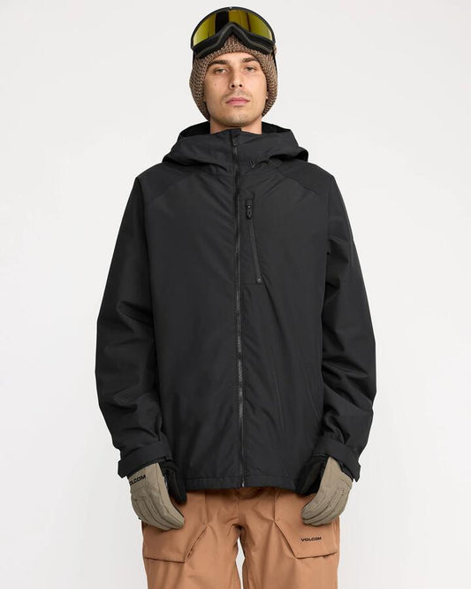Image of Coats & Jackets. Productname: Volcom Mens 2836 Insulated Jacket Black - in Black colour by brand - Volcom