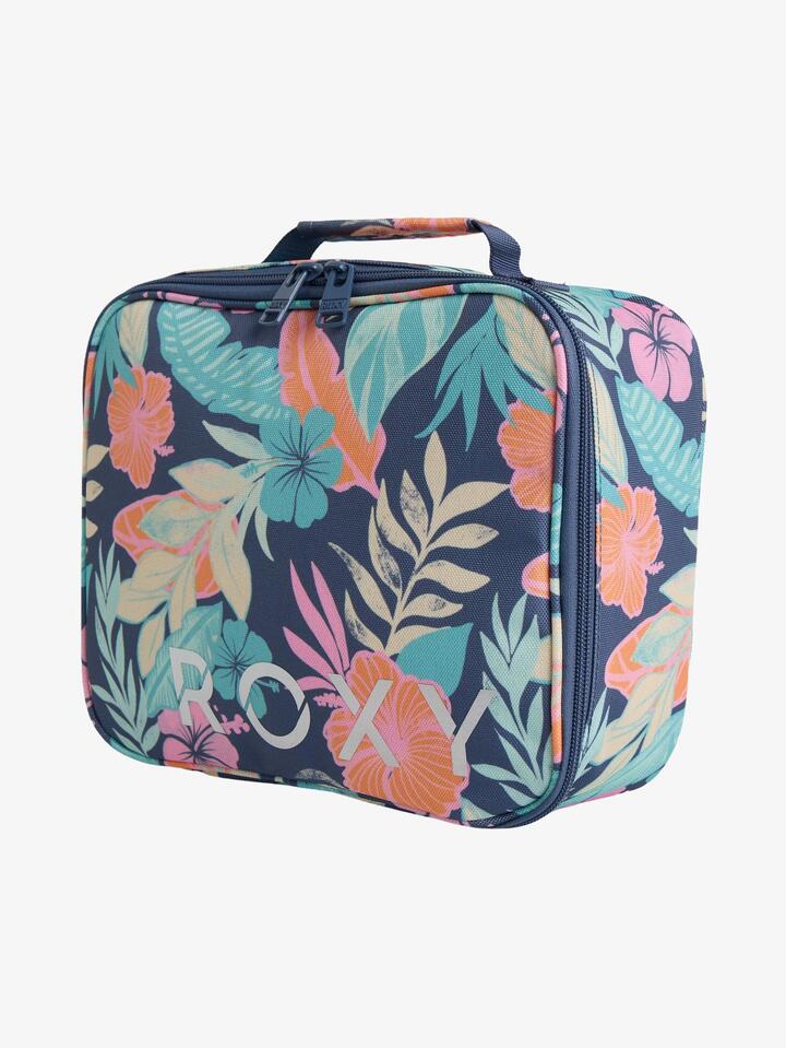 Image of Accessories. Productname: Roxy - Groove In Life Lunch Box - Vintage Indigo Tropical Advent - in Vintage Indigo Tropical Advent colour by brand - Roxy